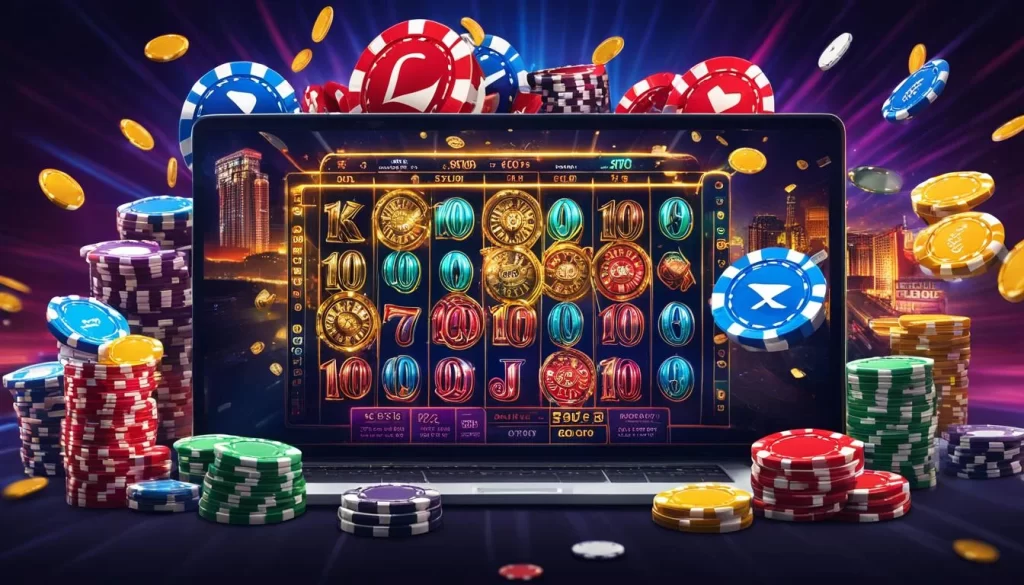 Hình ảnh game Golden Dragon với rồng vàng và vòng thưởng